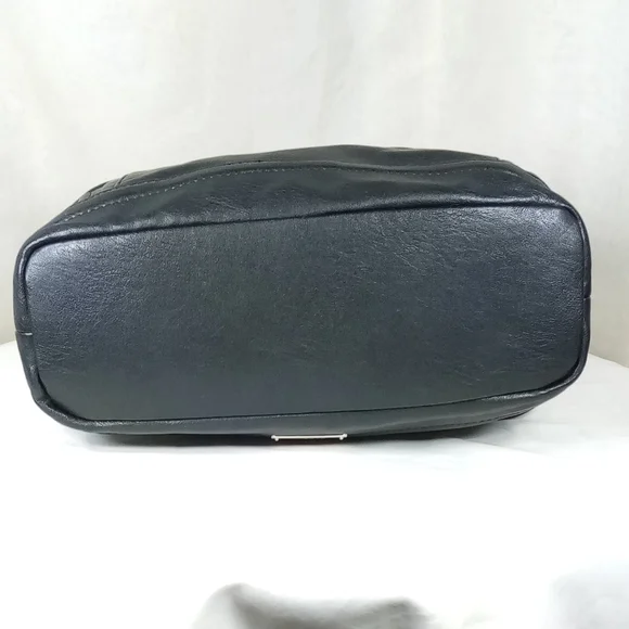 Rossetti Courte Black Fax Leather Satchel Shoulder Bag - Picture 13 of 16